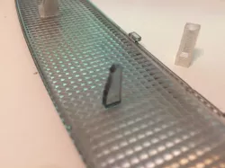 Audi TT Mk1 roof light holder repair - transparent part