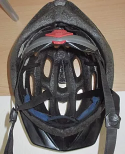Bicycle helmet (Bell Ukon) coat rack peg hook