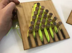 Braided Galton Board - Probabilities with String