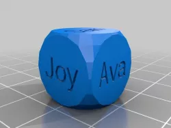 Chore Dice for Diana
