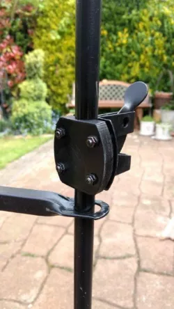 Customiseable Gate Latch Clamp