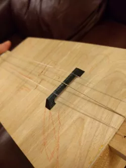 Customizable Bridge for Cigar Box Guitar