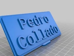 Customizable table plaque (two line)