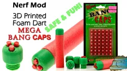 Extra-Loud Nerf Mega Dart Tips:  Mega Bang Cap Darts