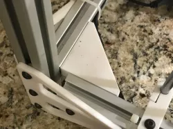 extra sturdy 2525 or 3030 corner bracket