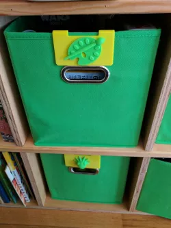 Fabric Bin Label Tag