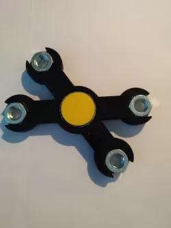 Fidget Spinner for Mechanics. Crossed Wrenches