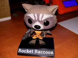 Funko Pop! Rocket Raccoon display stand