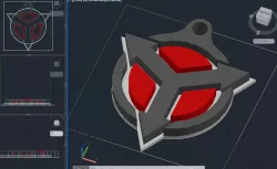 Helghast triad keychain