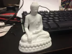Hires Buddha (fixed casting marks on Thailand Buddha by stronghero)