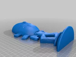 Horga'hn Idol from Star Trek. Vertically sectioned, no supports