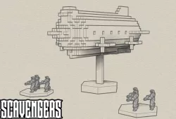 Human Airship for Scavengers