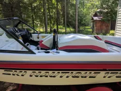 Inboard boat engine cover guide