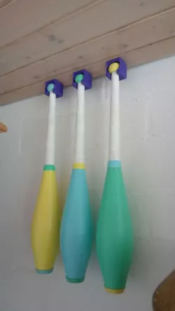 juggling pin holders