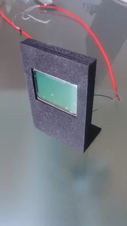 LCD Nokia 5110 stand and PCB. No glue, no wires.