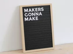 Letter Board - Fully 3D Printed