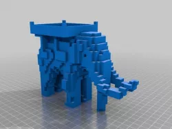 Mamutus - Human War Mammoth for Scavengers Wargame