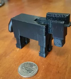 Minecraft Horse (move-able head and tail)