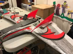 Mini Drak Big fin (2 piece for smaller printers) 