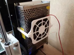 Minimalist PSU Fan Holder Anet A8