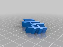 My Customized iamburny's v2  Text - Name Keyring / Keyfob