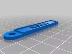 My Customized Name/Registration Plate Keyring