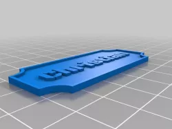 My Customized Nameplate