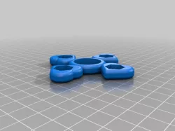 My Customized Rotated Heart (pick-a-weight) Fidget Spinner
