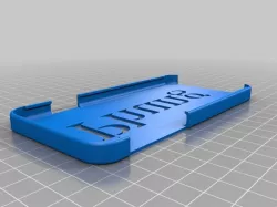 My Customized Stencil Font iPhone Case