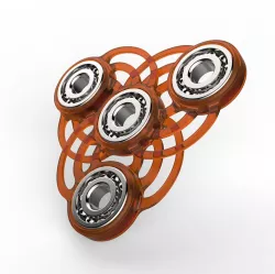 Ornamental fidget spinner