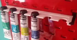 Parametric paint shelves for Clarke CWR50 Metal Tool Board