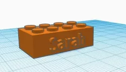 Personalized Lego Block