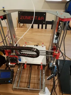Plaque with Zonestar logo to replace P802Q's character display