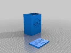 Pokemon deck box and lid