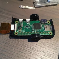 Raspberry Pi Zero W case with Camera and tripod mount for Octoprint/Octopi