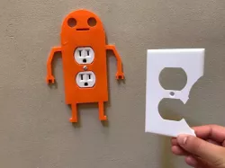 Robot Wall Socket Cover