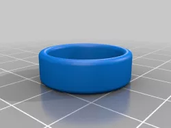 rounded rectangle ring 18mm 2w 7h