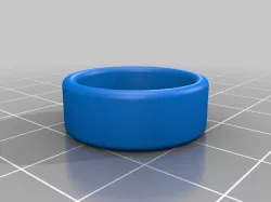 rounded rectangle ring 18mm 2w 8h