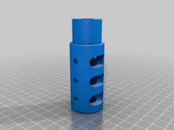 Russian style flash hider for airsoft