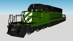 SD40-2 in 1/8 scale