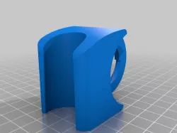 Shower handle holder replacement part