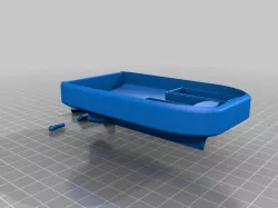 small rubber band boat