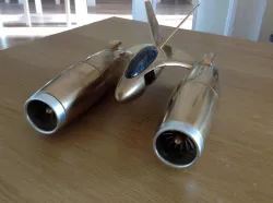 Spaceship Pod Racer Wipeout Ship 3