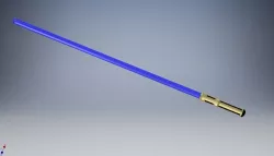 star wars lightsaber blue and gold