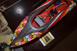 Super Mono X rc boat motor cover.
