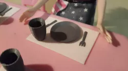 Tableware for dolls 