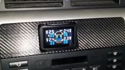 TPMS radio panel for BMW vehicle 