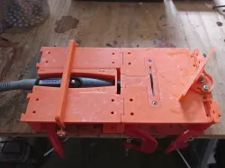 Transformable Dremel table saw / disc sander / shaper