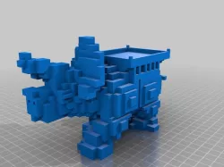Trartak - Orc War Triceratops for Scavengers Wargame