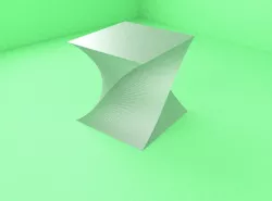 Twisted Cube of Constant Width